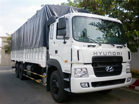 Xe tải thùng mui bạt Hyundai HD250
