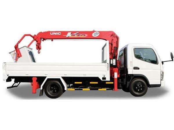 Xe nâng người làm việc trên cao Isuzu 6,2 tấn gắn cẩu Unic 370