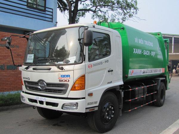 Xe cuốn ép rác Hino FG8JJSB 12 khối